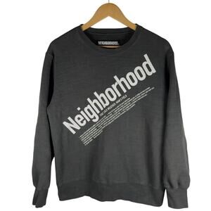 Neighborhood Crew Slub Loopback Crewneck Sweater Mens S - Streetwear Skater Punk